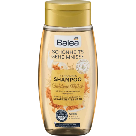 Balea | Beauty Secrets Nourishing & Strengthening Golden Milk Shampoo | 250ml