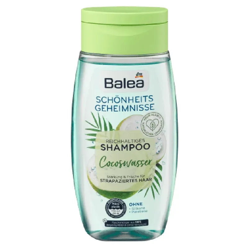 Balea | Beauty Secrets Strengthening Shampoo with Coconut Water for Damaged Hair | 250ml