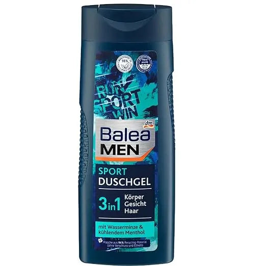 Balea | Men Shower Gel Sport 3 In 1 Body Face Hair | 300ml