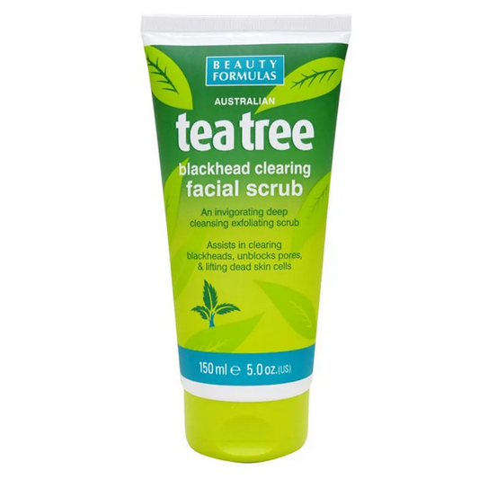 Beauty Formulas | Tea Tree Blackhead Clearing Facial Scrub | 150ml