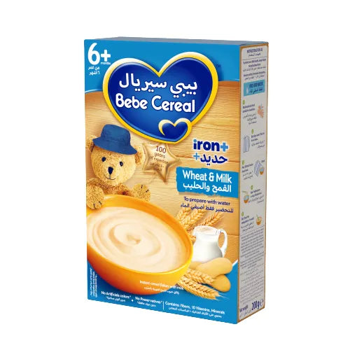 Bebelac | Bebe Cereal Wheat and Milk Cereal Flakes 6+m | 200gm