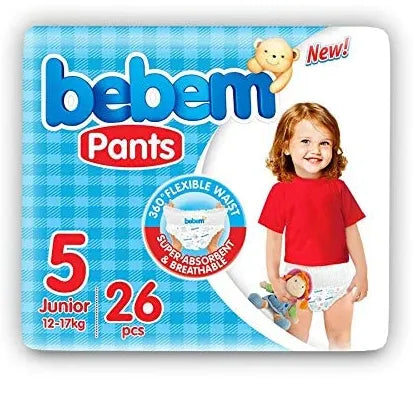 Bebem | Diaper Pants Junior Size 5 | 26 Pcs