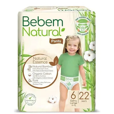 Bebem | Natural Pants Size 6 | 22 Pcs