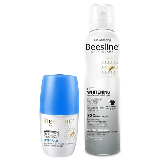 Beesline | Sport Plus Roll on Deodorant 50ml + Invisible Touch Lightening Spray 150ml