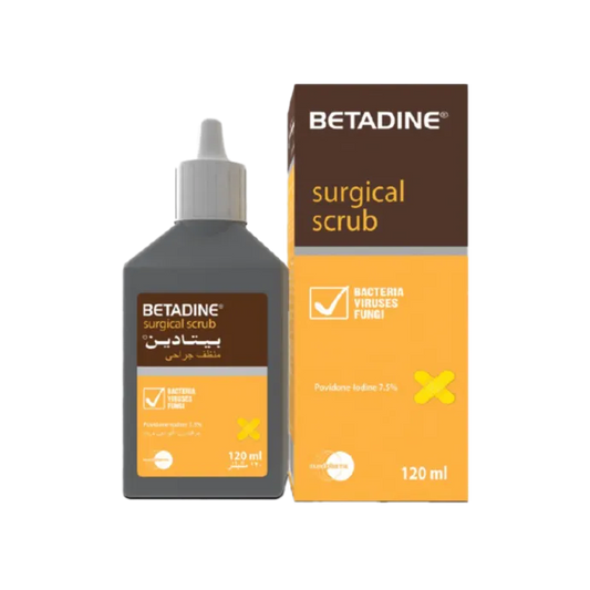 Betadine | Surgical Scrub 7.5% Povidone Lodine | 120ml