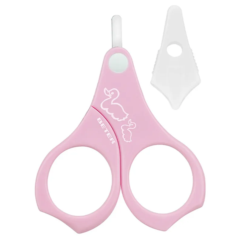 Beter | Minicure Pink Blunt Tip Baby Nail Scissors | 1 Pcs