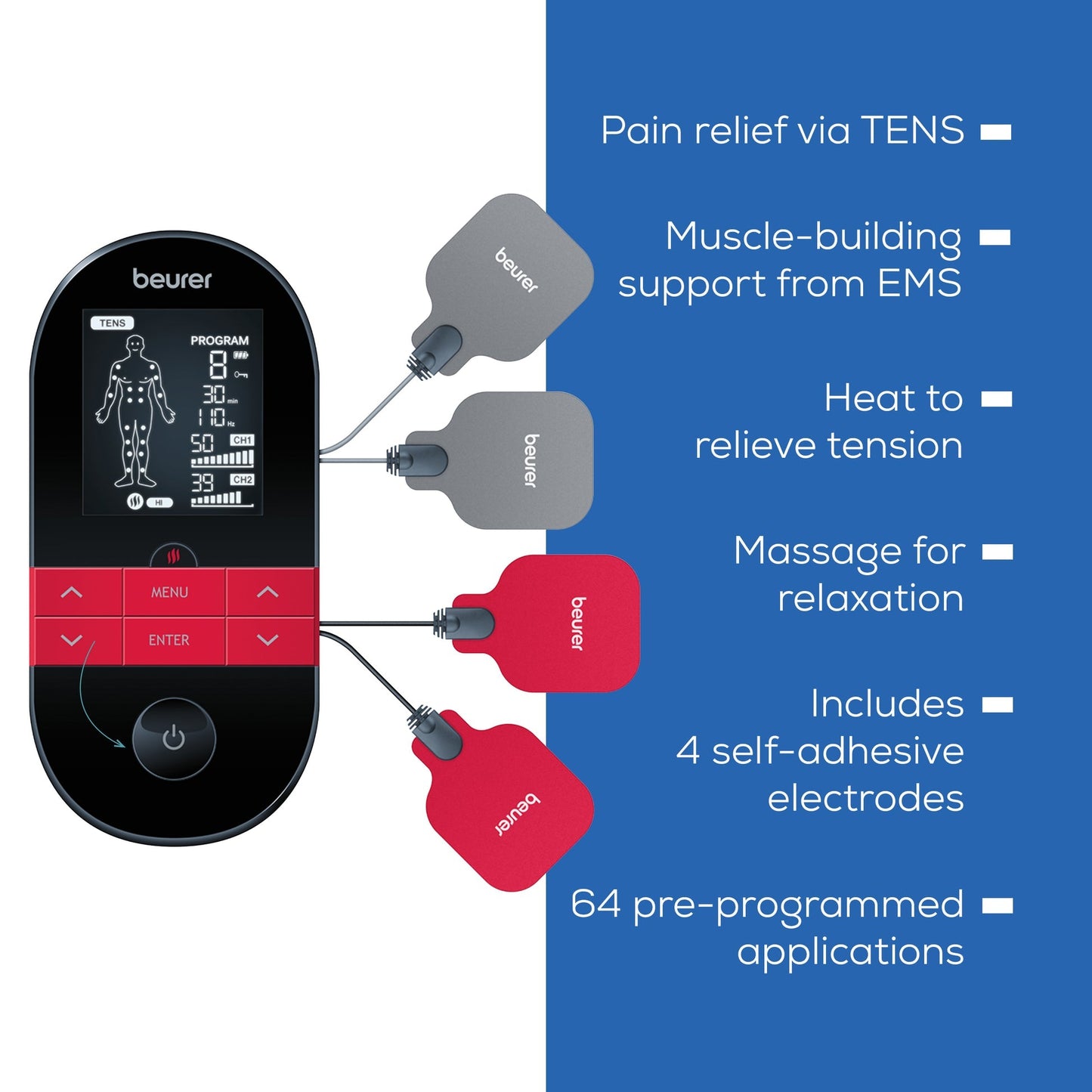 Beurer EM 59 TENS EMS product features