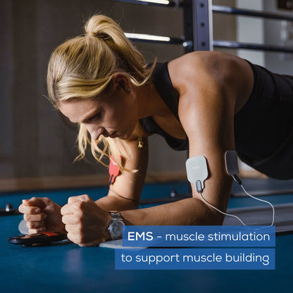Beurer EM 59 TENS EMS electrode placement