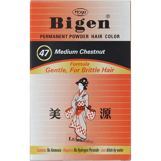 Bigen | Permanent Powder Hair Color 47 | Medium Chestnut
