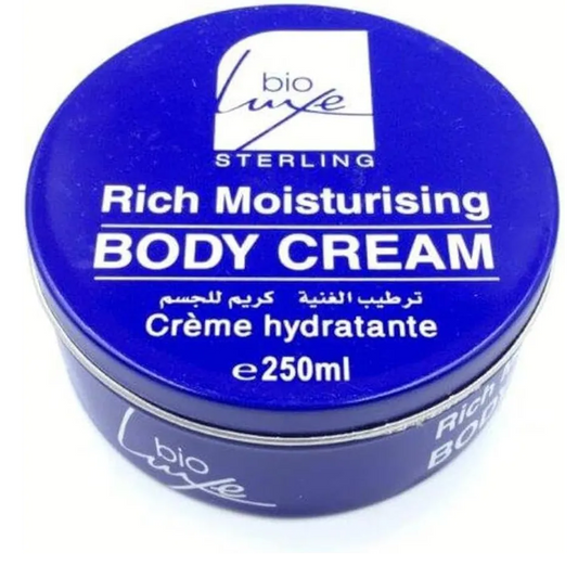 Bio Luxe | Moisturizing Body Cream for Dry & Sensitive Skin | 250 ml