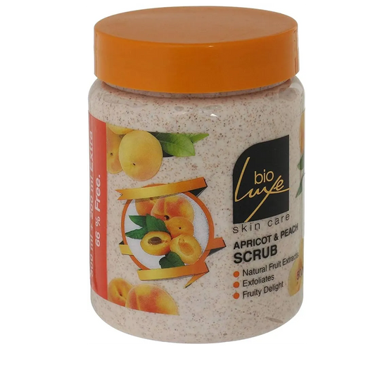Bio Luxe | Skin Care Exfoliating Scrub with Apricot & Peach Extracts | 500ml