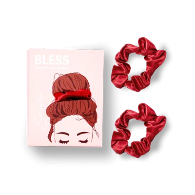 Bless | Scrunchie - Red | 2 Pcs