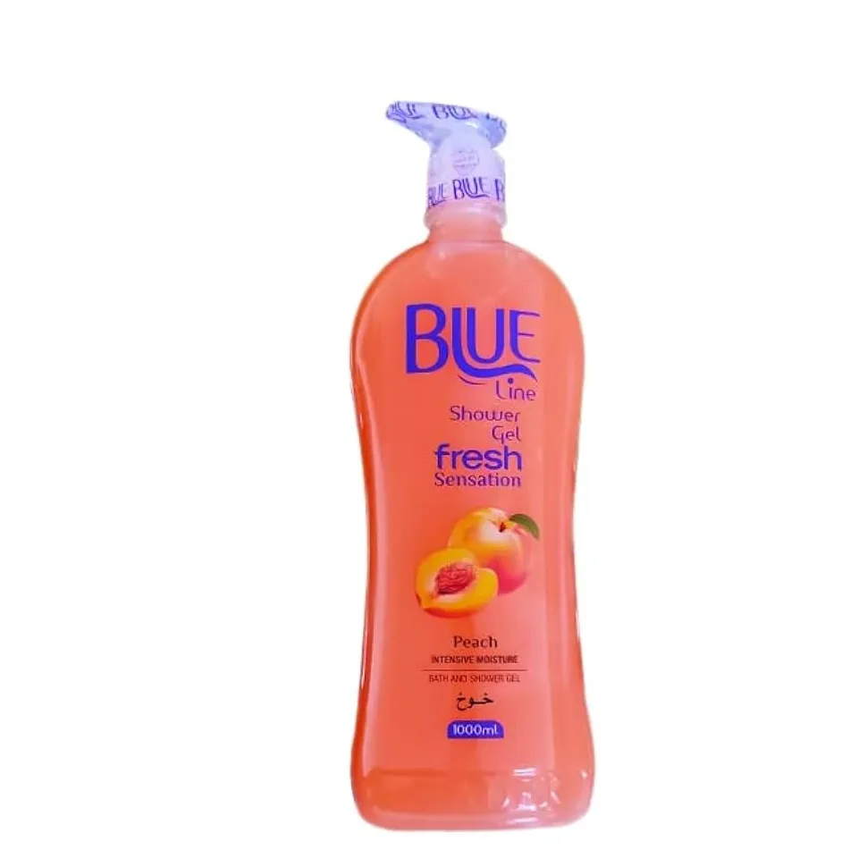 Blue Line | Shower Gel with Peach Scent | 1 Liter
