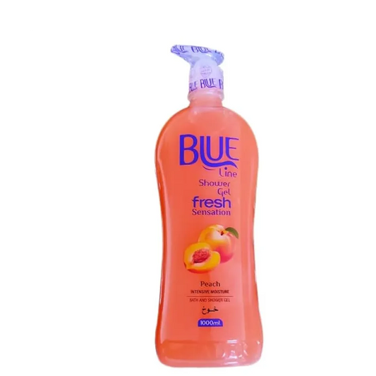 Blue Line | Shower Gel with Peach Scent | 1 Liter
