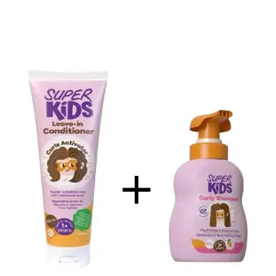 SuperKids | Curly Hair Collection shampoo & Conditioner leave in