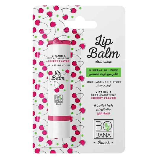 Bobana | Lip Balm With Vitamin A Cherry Flavor | 4.8ml
