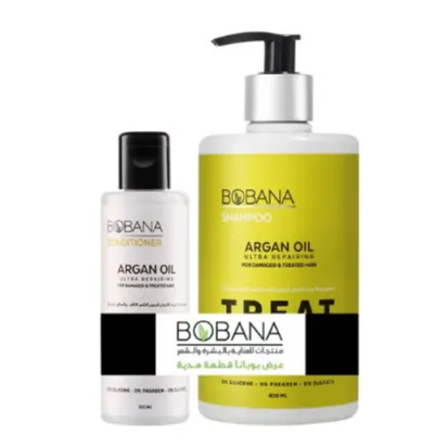 Bobana | Shampoo Argan Oil | 400ml + Conditioner Argan Oil | 100ml