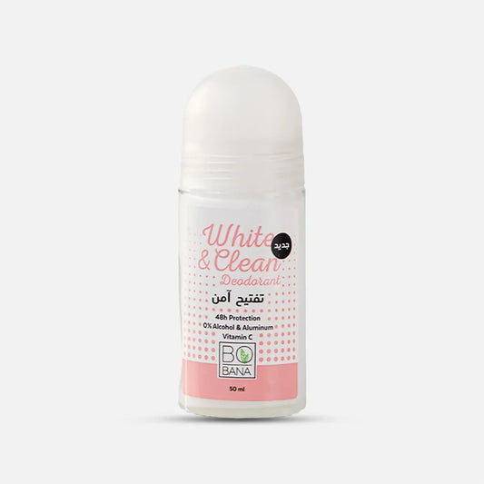 Bobana | White & Clean Roll on Deodorant | 50gm