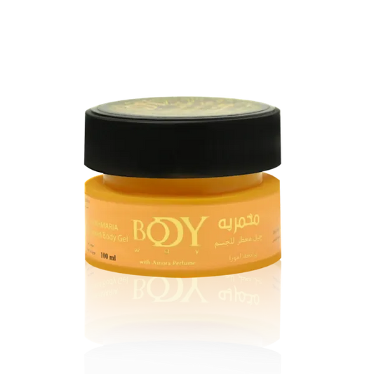 Body Way | Makhmaria Perfumed Body Gel with Amora Perfume Yellow | 100gm