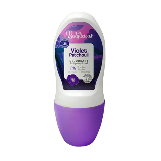 Bodylicious | Violet Patchouli Antiperspirant Deodorant | 50ml