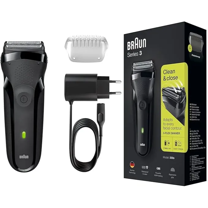 Braun | Series 3 300s Rechargeable Electric Foil Shaver