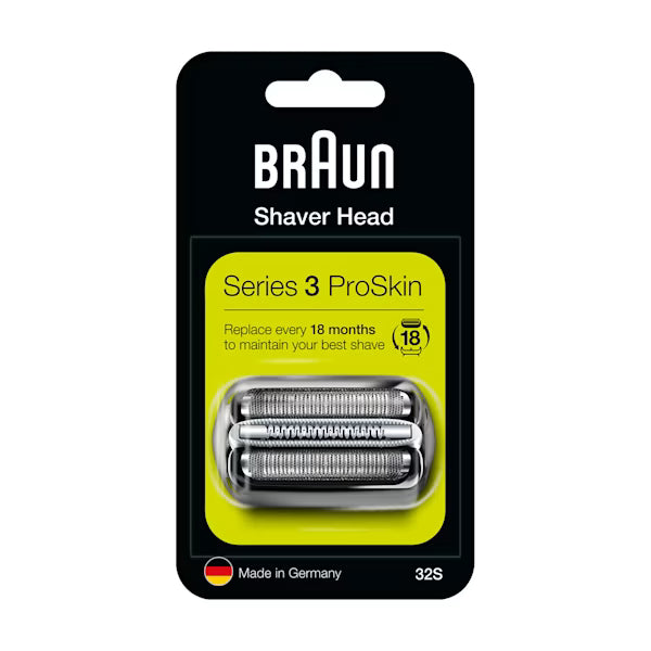 Braun Series 3 32S replacement shaver head retail pack