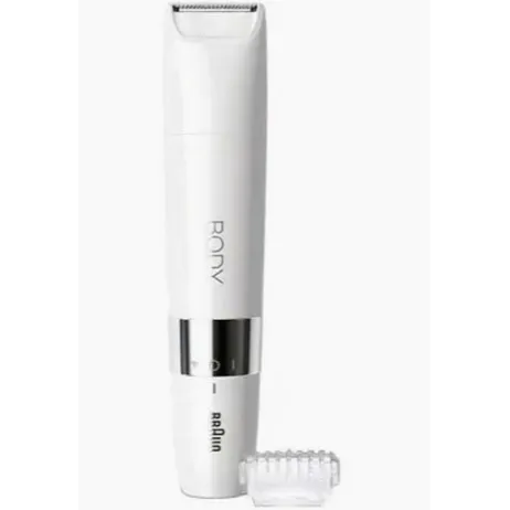 Braun | BS 1000, Body Mini Trimmer Wet & Dry with trimming comb, White