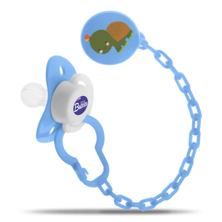 Bubbles | Baby Pacifier Chain Blue | 1 Pc