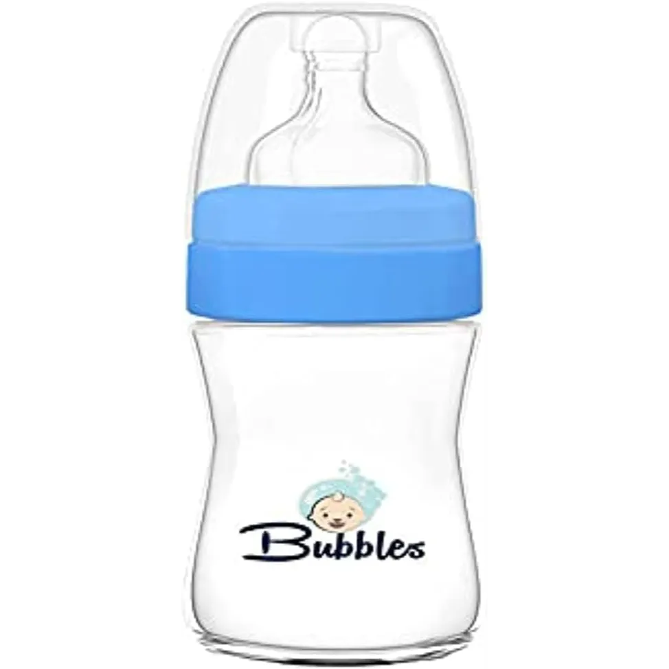 Bubbles | Classic Baby Bottle Blue | 100ml