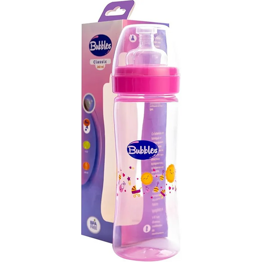 Bubbles | Classic Feeding Bottle without Hand Rose | 260ml