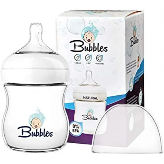 Bubbles | Natural Baby Bottle White | 150ml