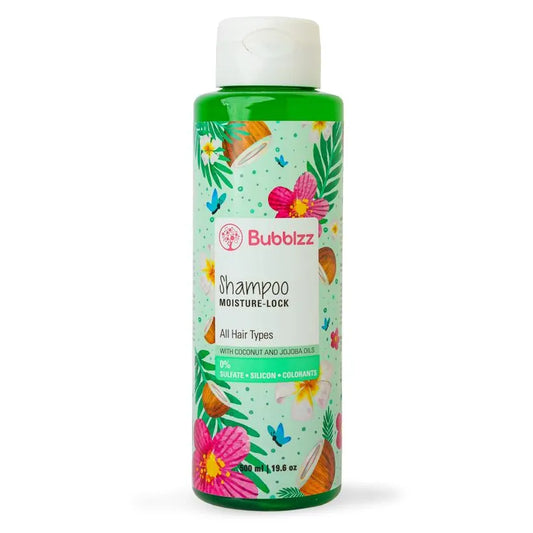 Bubblzz | Moisture Lock Shampoo for All Hair Types | 500ml