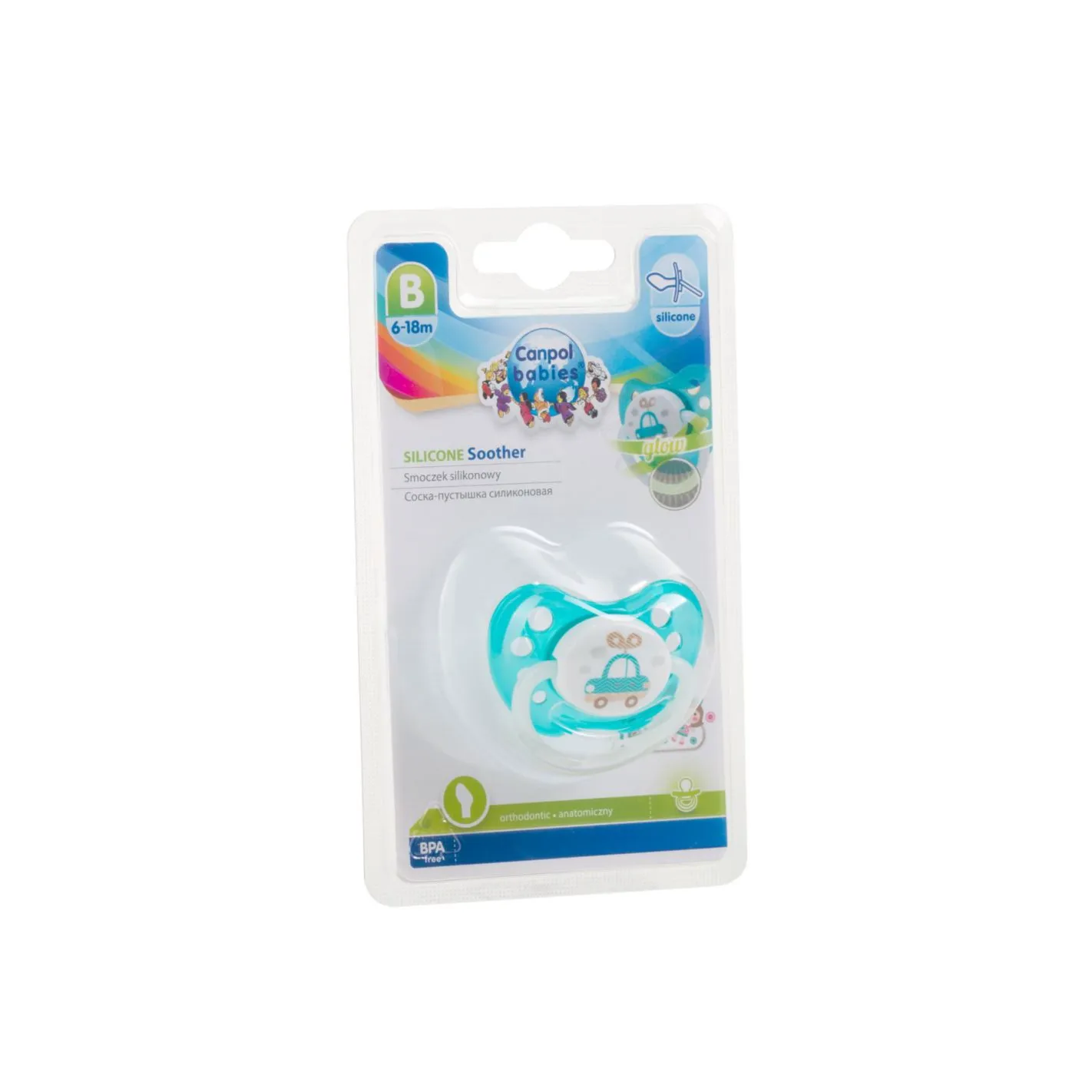 Canpol | Silicone Soother Classic Ortho 6-18M