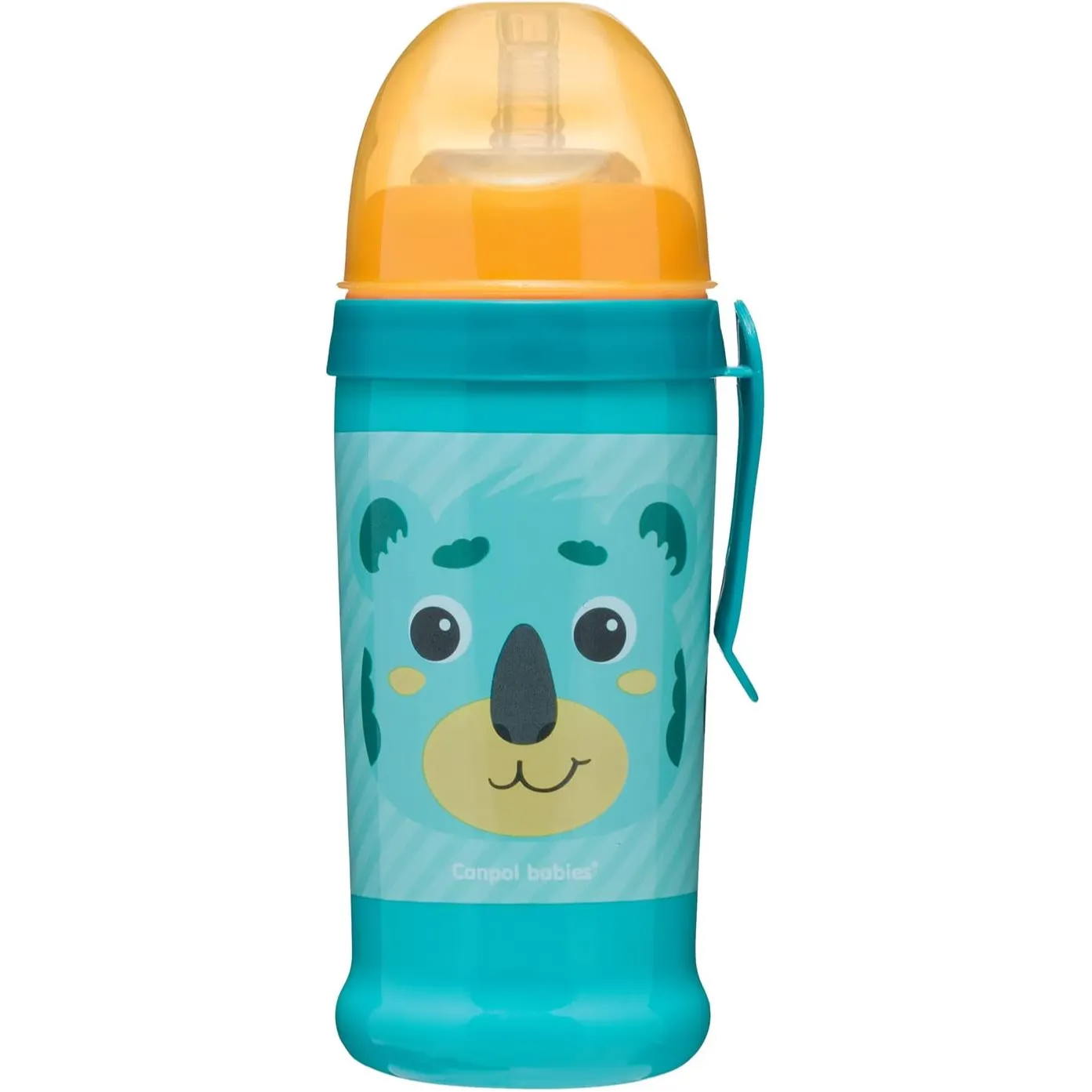 Canpol Babies | Non-Spill Sport Cup with Silicon Straw | 350ml