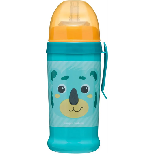 Canpol Babies | Non-Spill Sport Cup with Silicon Straw | 350ml