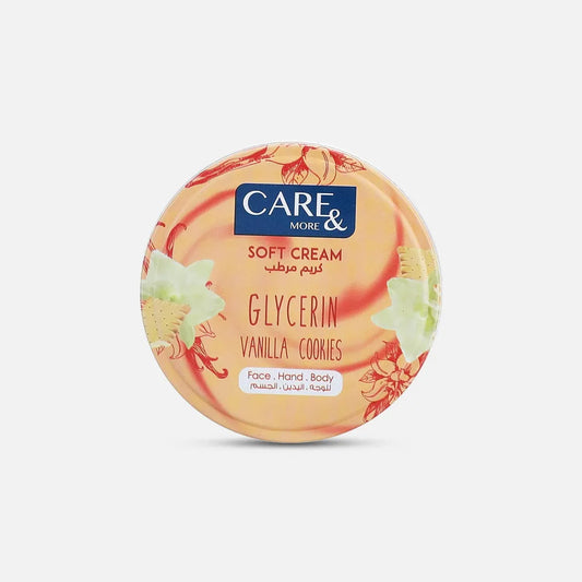 Care & More | Soft Cream with Glycerin, Vanilla and Cookies | 75ml
