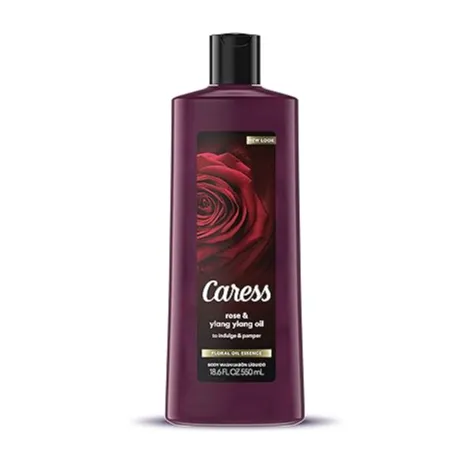 Caress | Body Wash Rose & Ylang Ylang Oil With Floral Oil Essence | 550ml