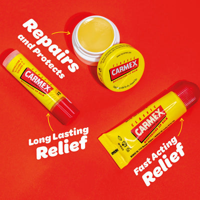 Carmex Classic Lip Balm tube product benefits