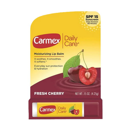Carmex | Refreshing Cherry Lip Balm with SPF 15 | 4.25gm