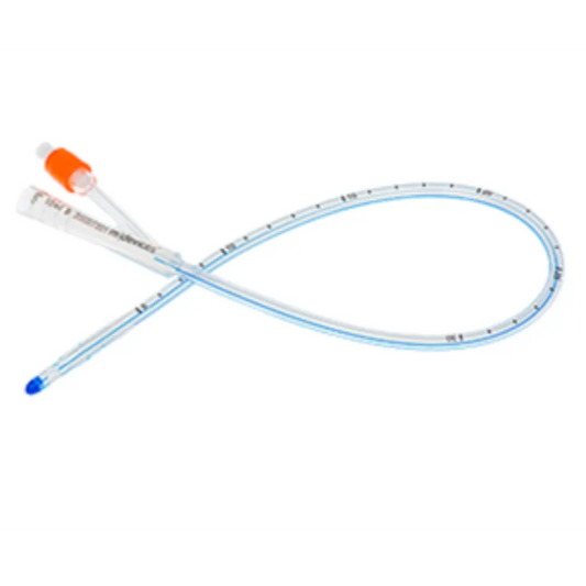 Foley | 2 Way Silicone Catheter 16FR Orange | 30mL