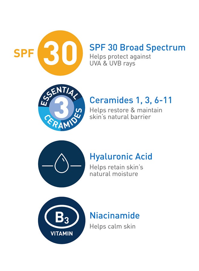 CeraVe AM Facial Moisturizing Lotion SPF 30 52ml ingredients