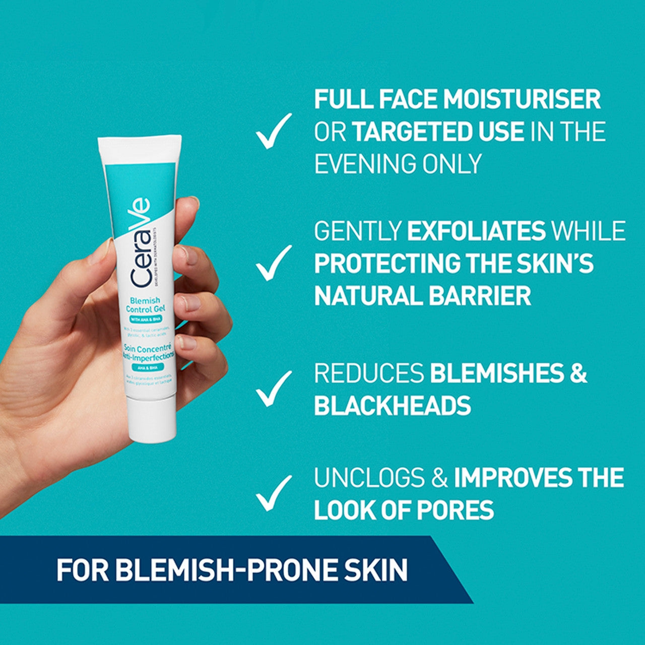 CeraVe Blemish Control Gel 40ml how to use