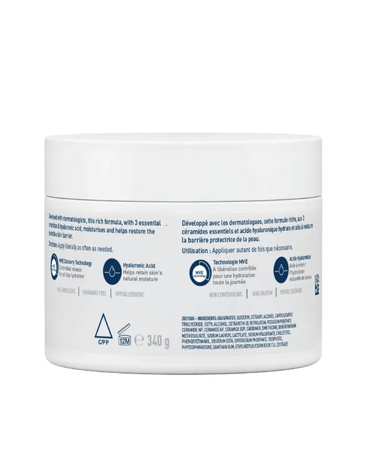 CeraVe Moisturizing Cream 340g product details