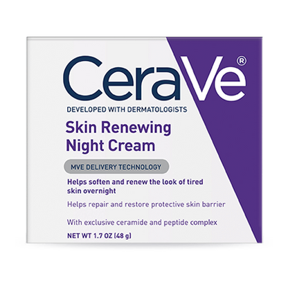 CeraVe Skin Renewing Night Cream 1.7 oz front box