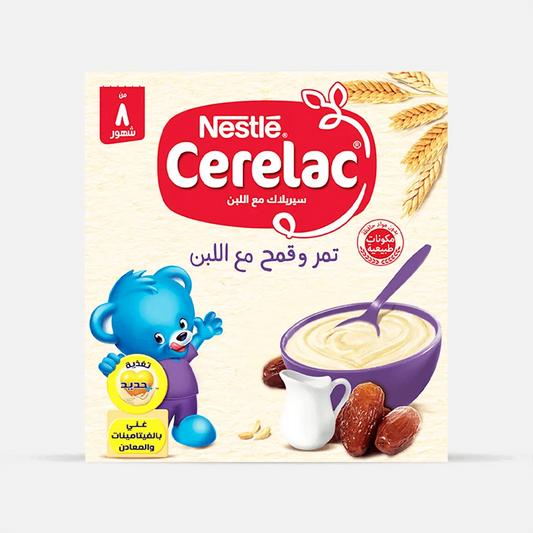 Nestle | Cerelac | Dates Wheat & Milk with Iron + Vitamins & Probiotics from 8+months | 125gm