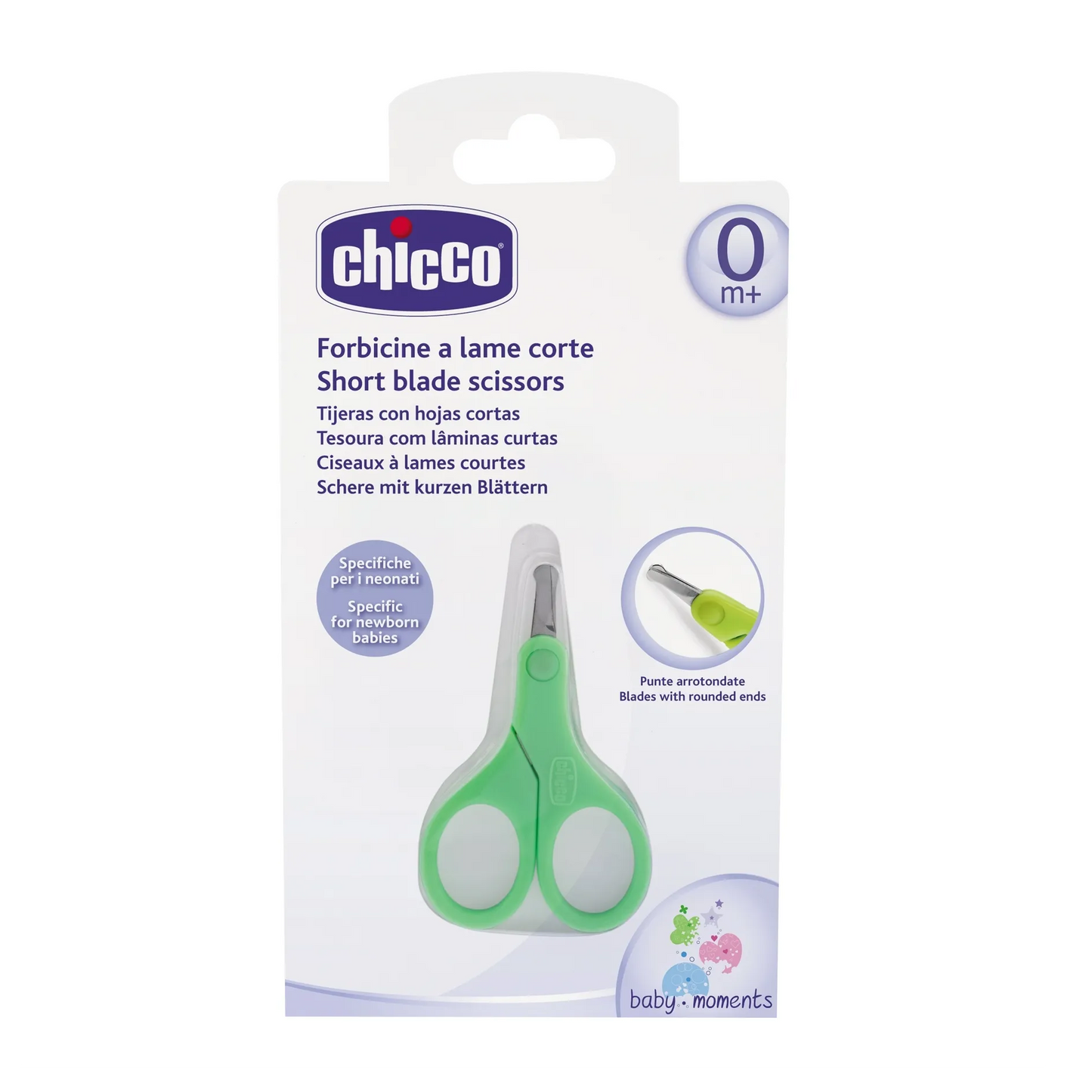 Chicco | Baby Nail Scissors with Short Blades | 1 Pc