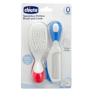 Chicco | Nylon Brush and Comb +0M | 2 PCS