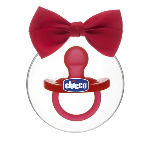 Chicco | Physio Soft Silicone Soother Red 6-16 Months | 1 Pc