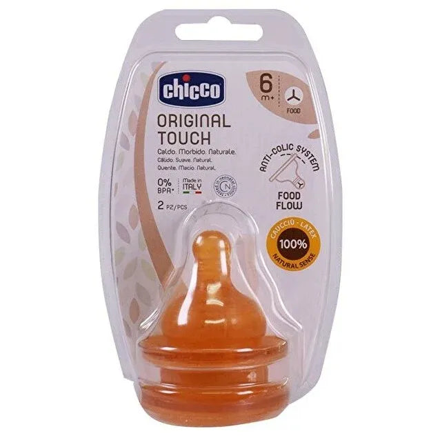 Chicco | Teat Original Touch +6M | 2 Pcs
