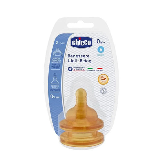 Chicco | Teat Normal Baby Letax | 2 Pcs